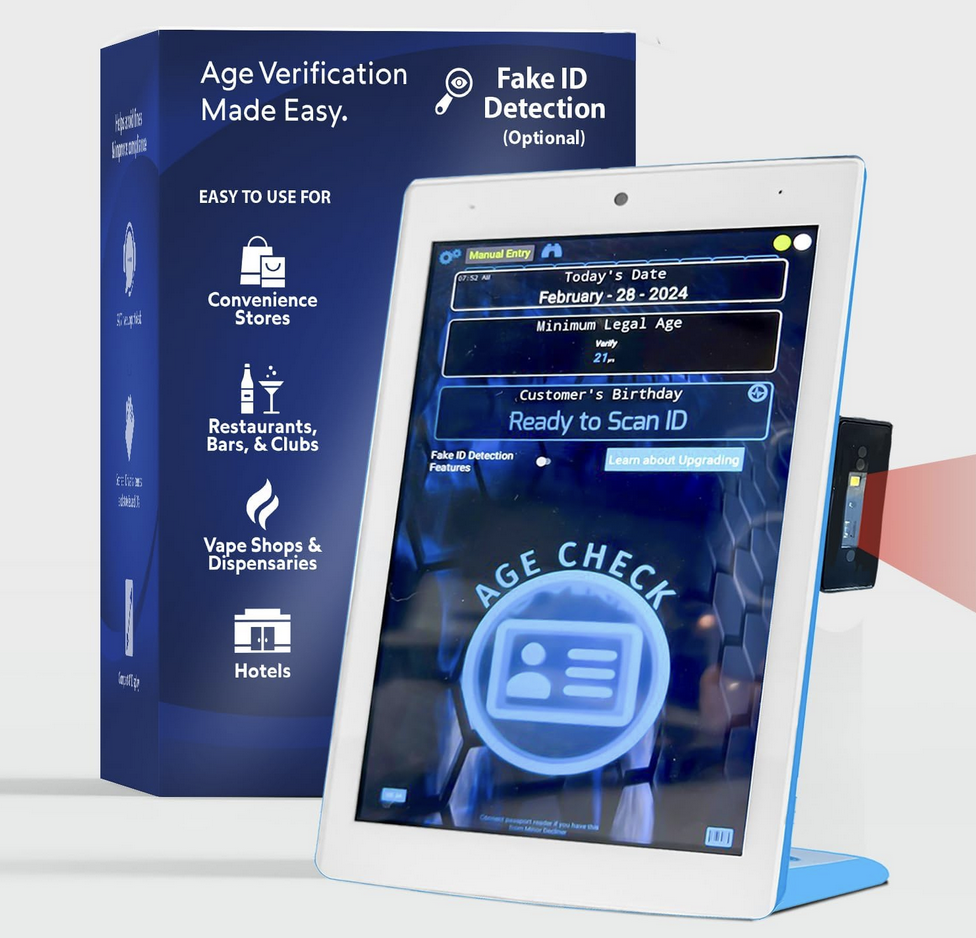 fake ID Scanner for Bars and Clubs - Easy to Use and Reliable ID Checker for Your Business That Detects Expired IDs